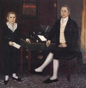 Brewster john James Prince and Son William Henry oil on canvas
